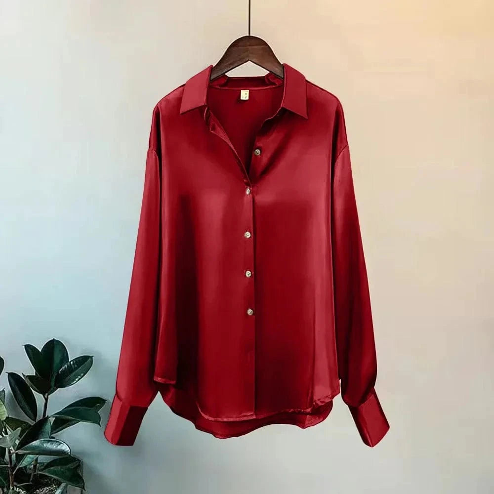 Elvyra Satin Blouse