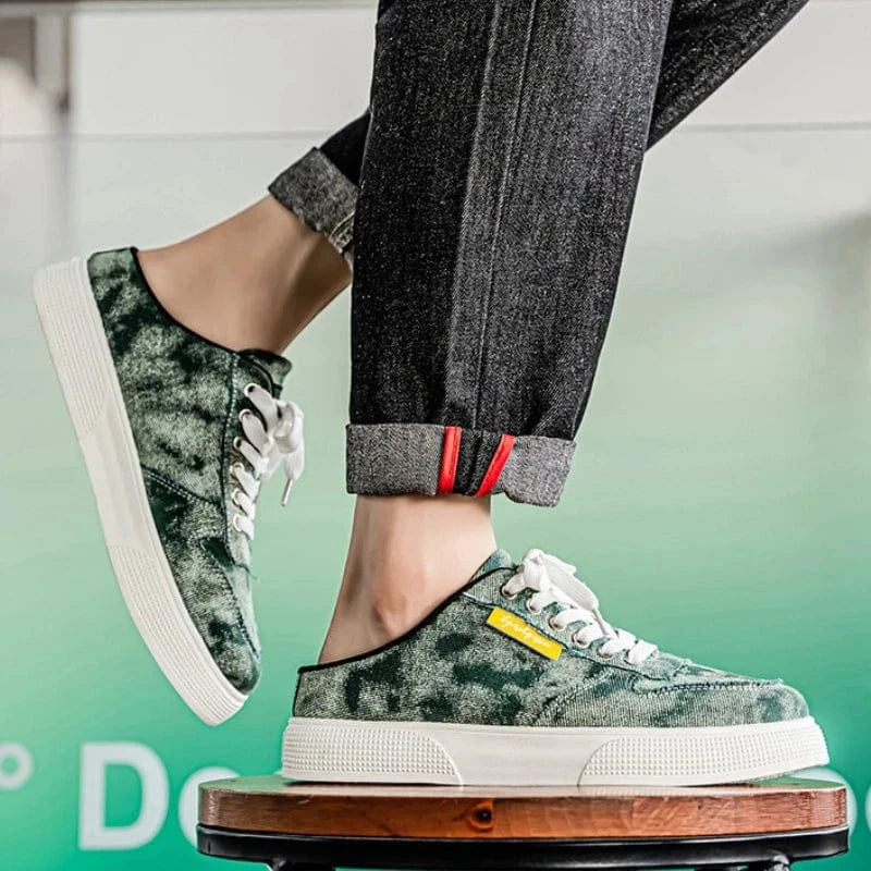 Halston Canvas Slip-on Sneakers