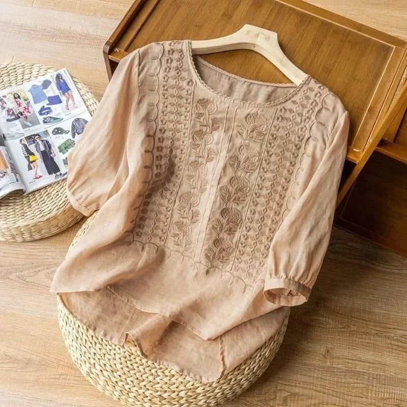 Mayah Linen Blouse