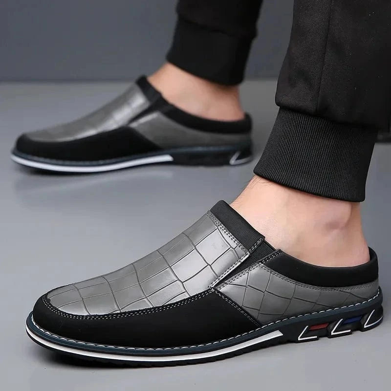 Idris Leather Mules