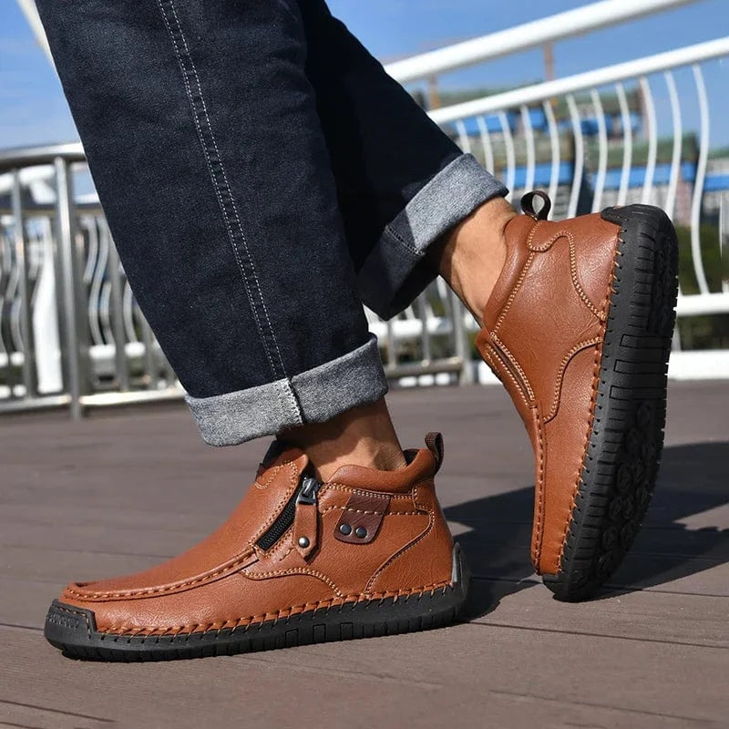 Lance Levy Genuine Leather Boots