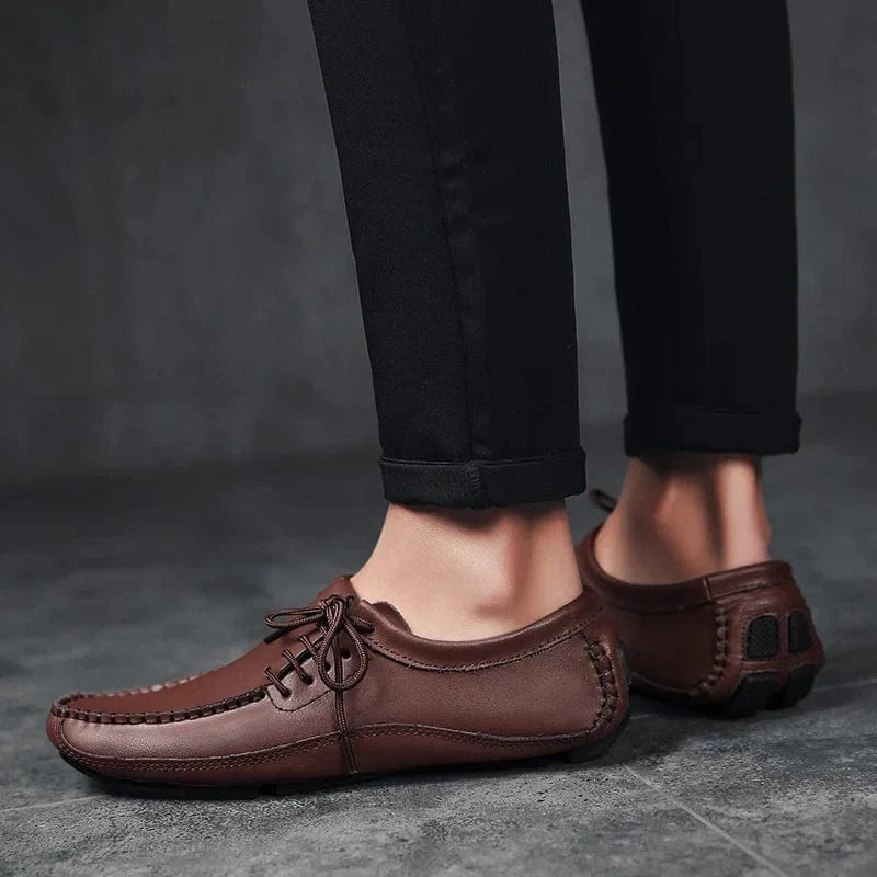 FREDDIE LARRY LACE UP LOAFERS