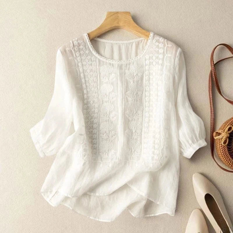 Mayah Linen Blouse