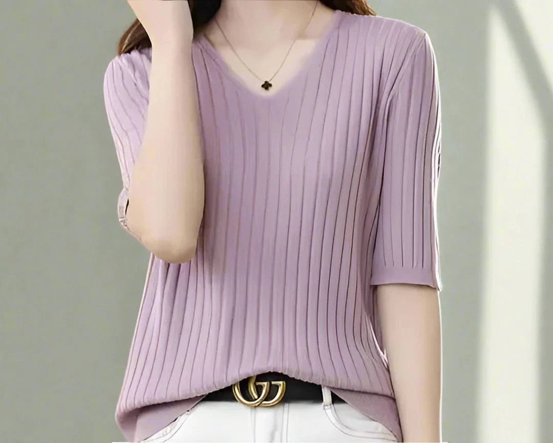Thalia Summer Knit Tee
