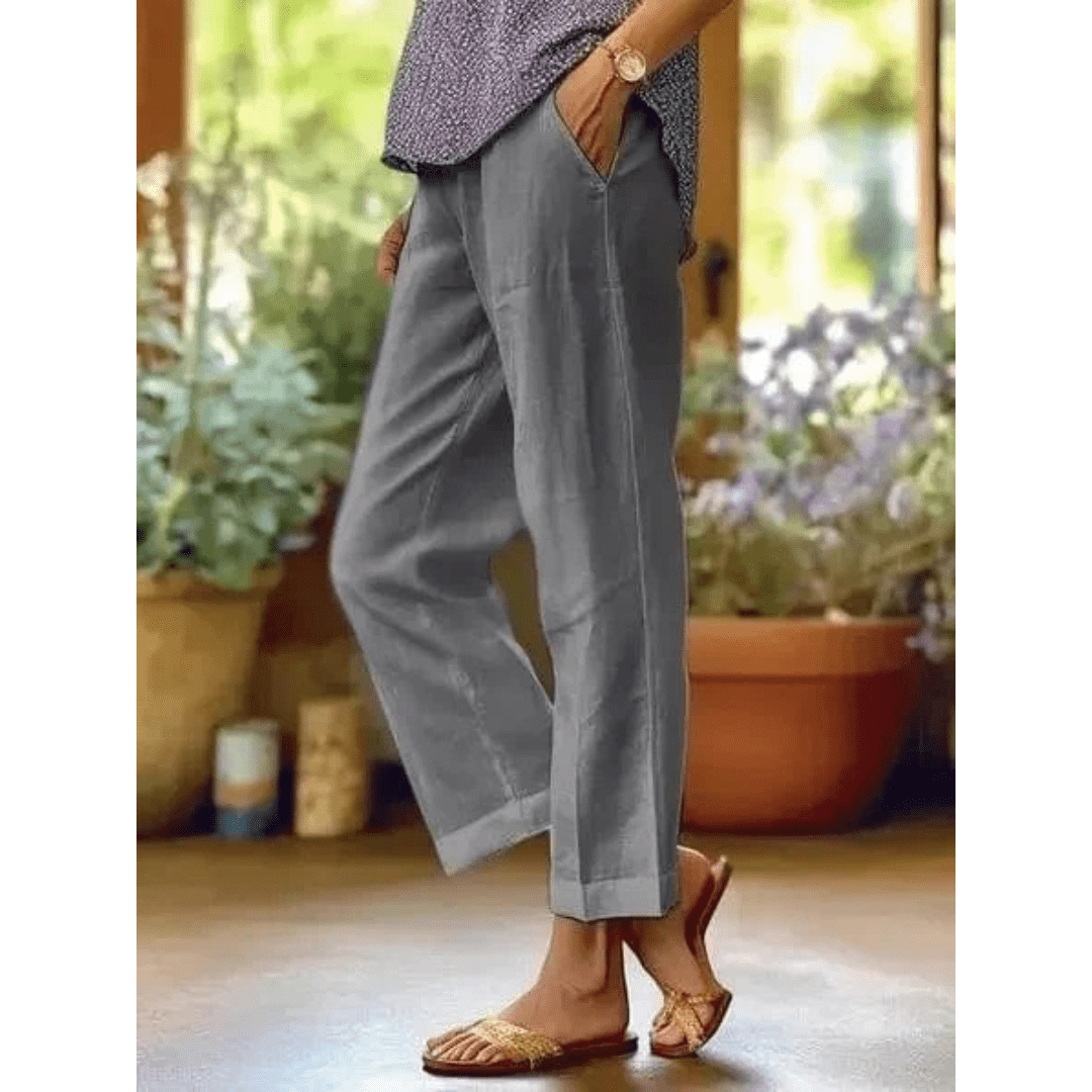 Cotton Linen Casual Loose Pants