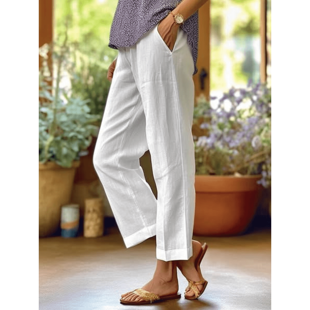 Cotton Linen Casual Loose Pants