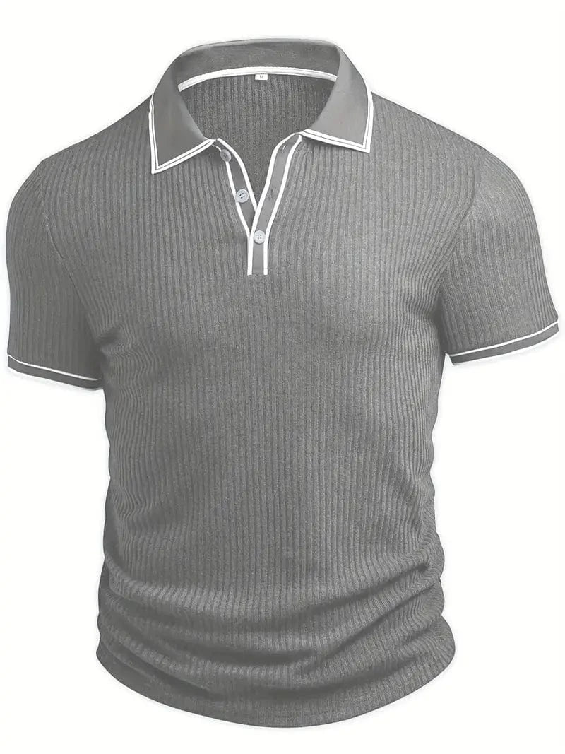 Lauren Ortis - Elegant Short Sleeve Polo Shirt