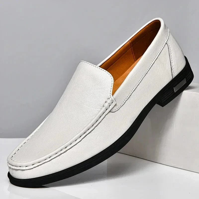 James Luca Genuine Leather Loafers