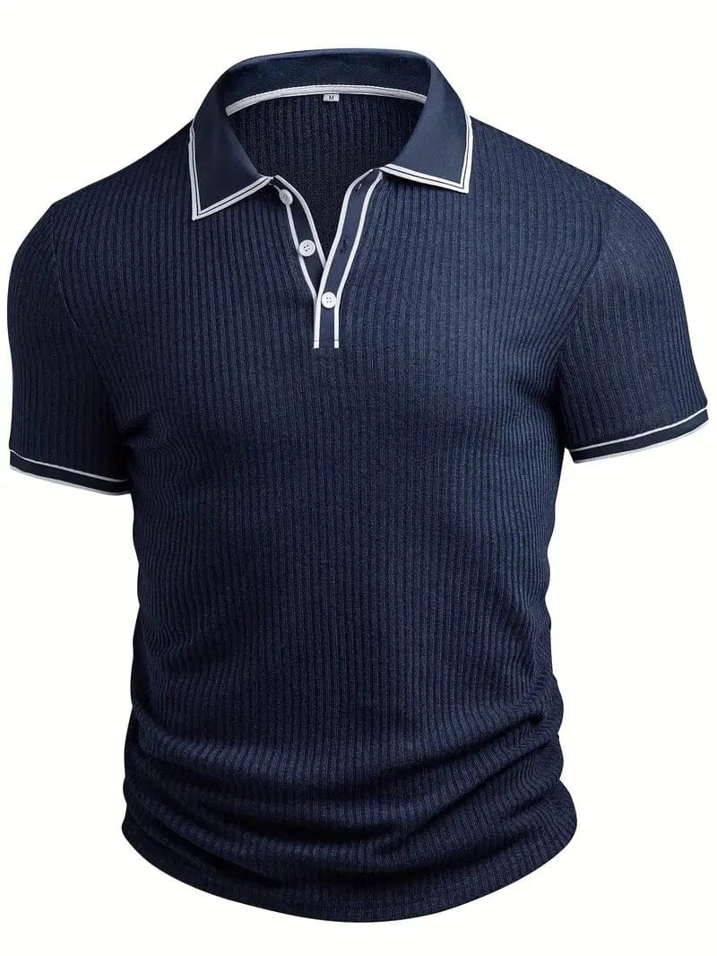 Lauren Ortis - Elegant Short Sleeve Polo Shirt