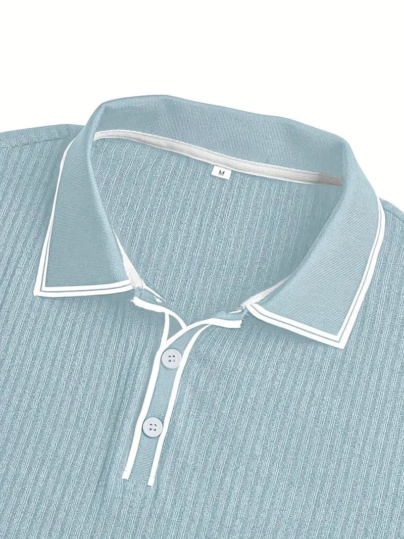 Lauren Ortis - Elegant Short Sleeve Polo Shirt