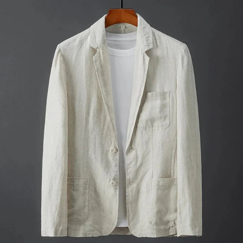 Luigi Enrico Luxe Linen Jacket
