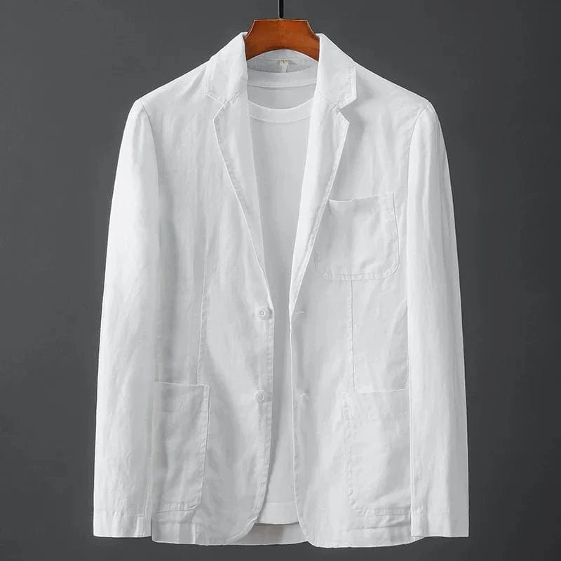 Luigi Enrico Luxe Linen Jacket