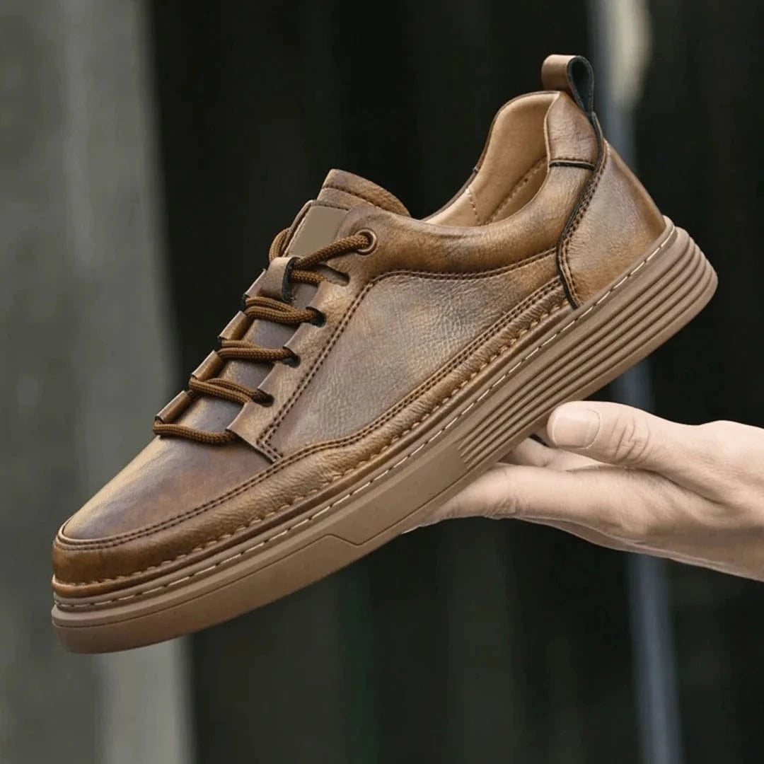 Anthony Jason Genuine Leather Sneakers