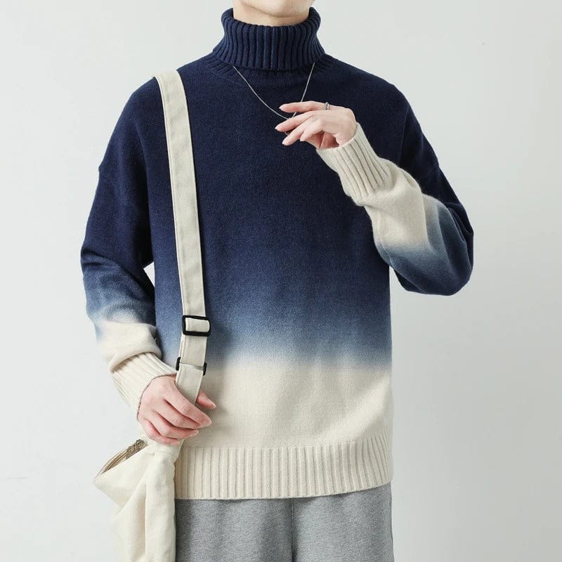 Classic Ombré Polo Sweater