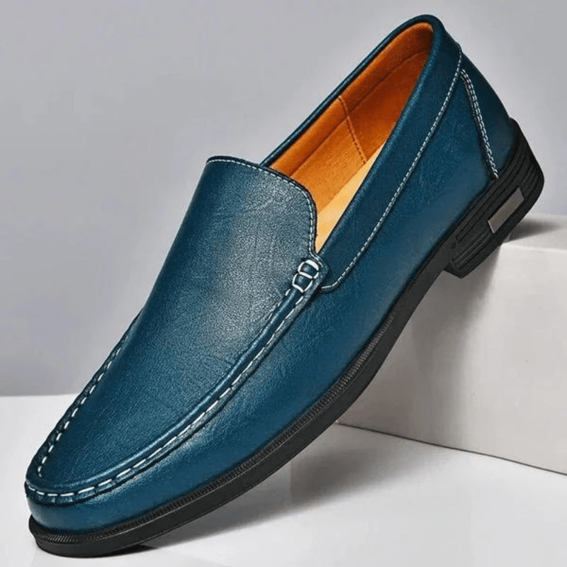 James Luca Genuine Leather Loafers