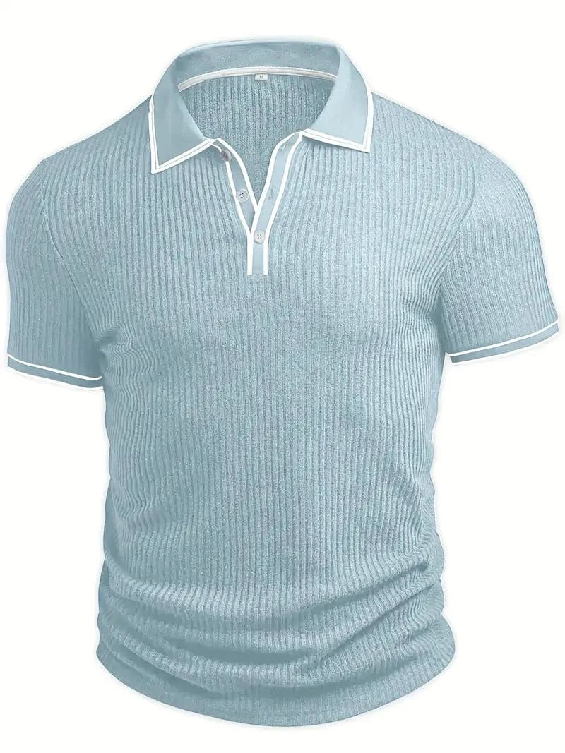Lauren Ortis - Elegant Short Sleeve Polo Shirt