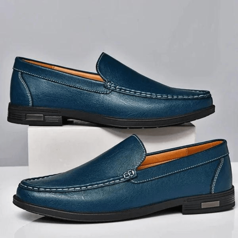 James Luca Genuine Leather Loafers