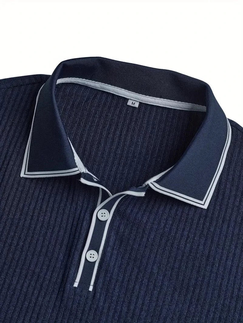 Lauren Ortis - Elegant Short Sleeve Polo Shirt