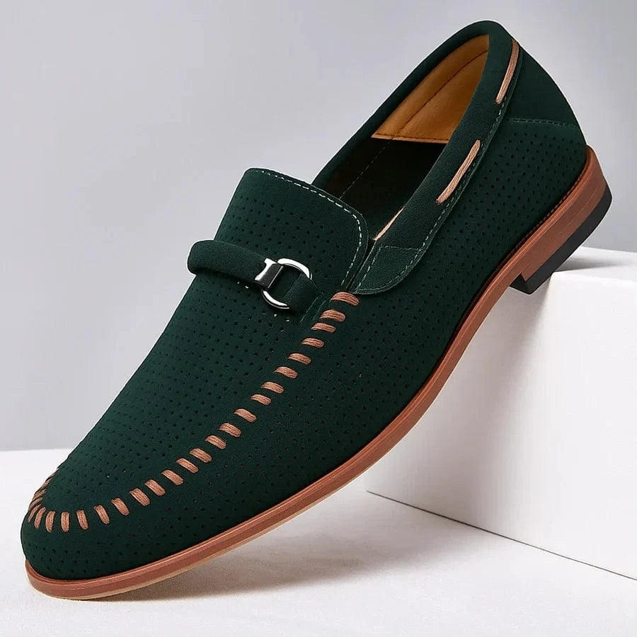 SOREN ELLIS GENUINE SUEDE LOAFERS