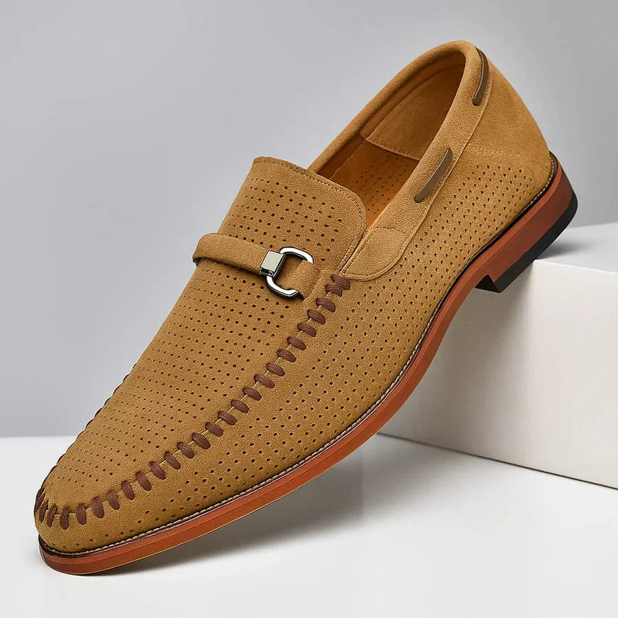 SOREN ELLIS GENUINE SUEDE LOAFERS