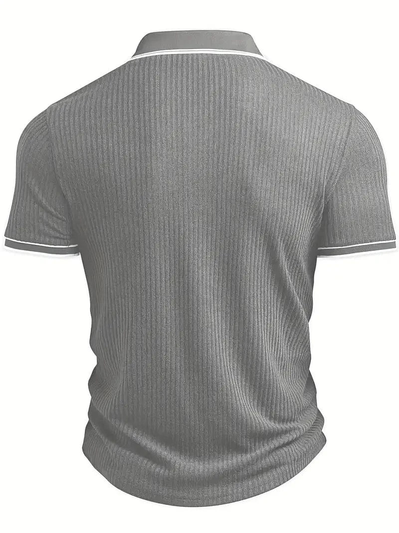 Lauren Ortis - Elegant Short Sleeve Polo Shirt