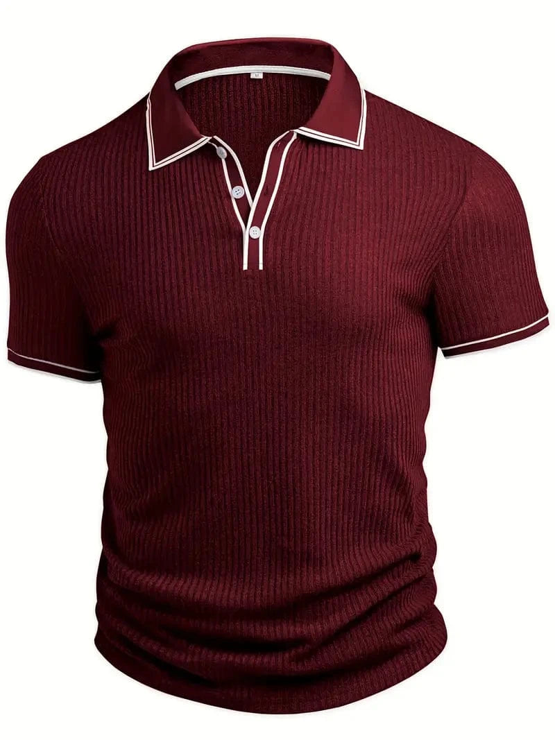 Lauren Ortis - Elegant Short Sleeve Polo Shirt