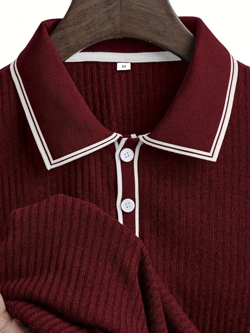 Lauren Ortis - Elegant Short Sleeve Polo Shirt