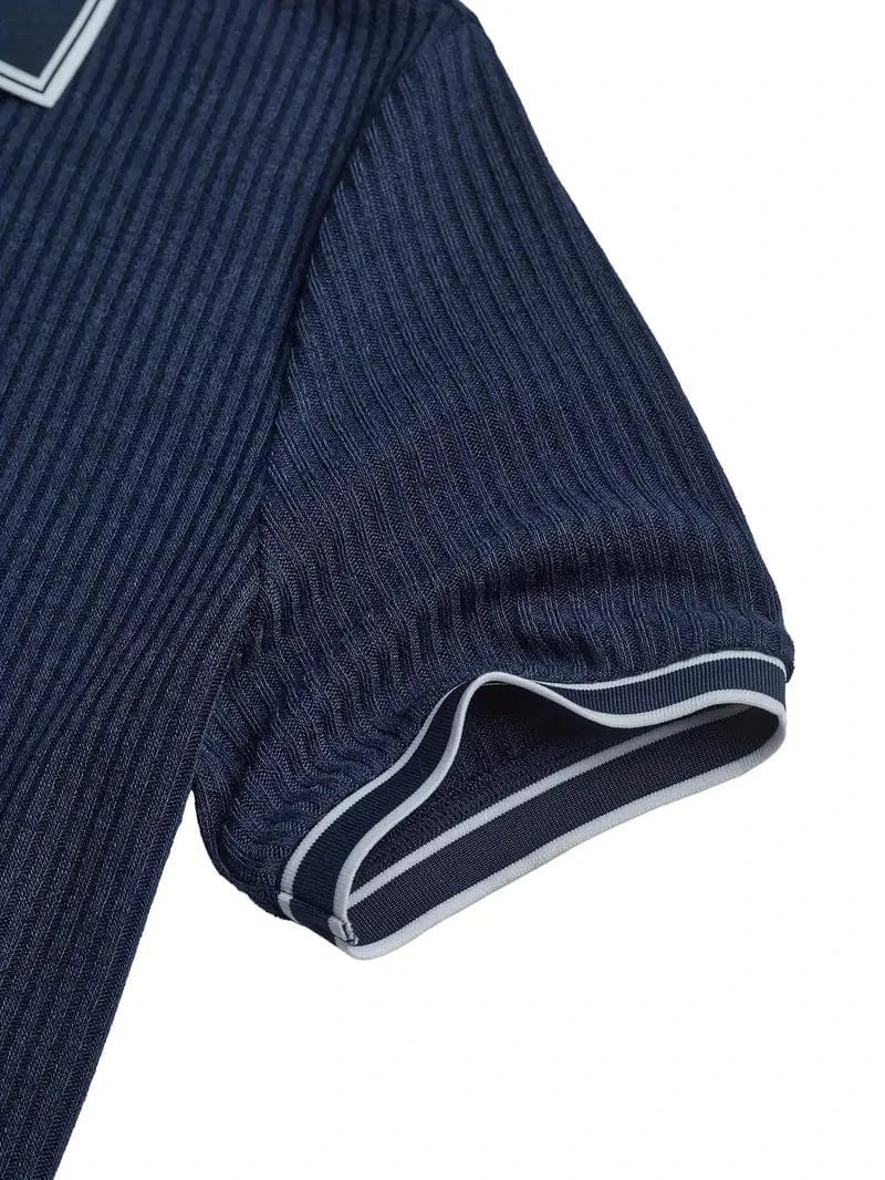 Lauren Ortis - Elegant Short Sleeve Polo Shirt