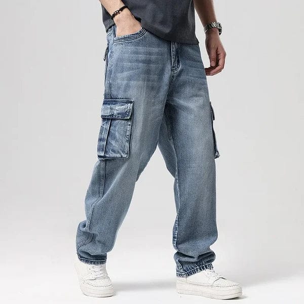 Monty Jora Denim Cargo Jeans