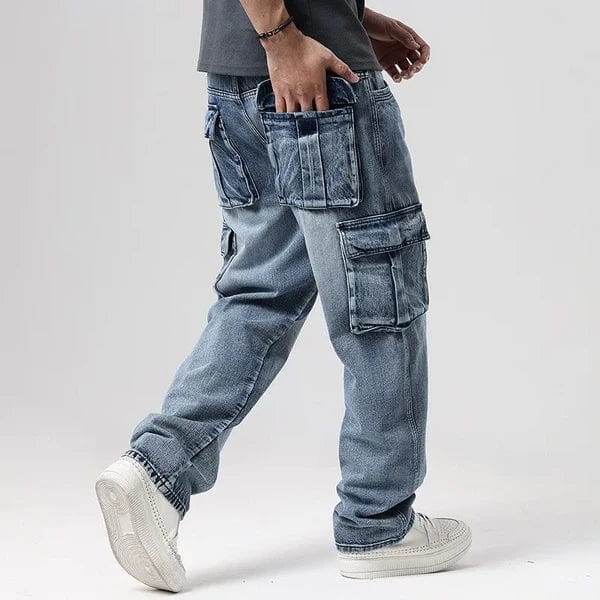 Monty Jora Denim Cargo Jeans