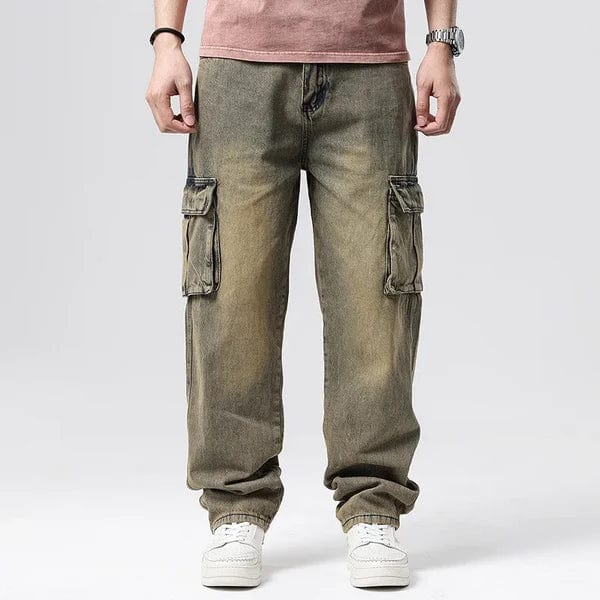 Monty Jora Denim Cargo Jeans