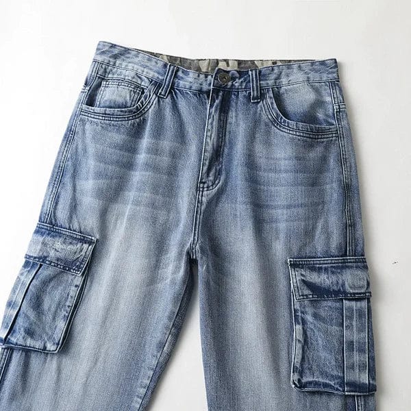 Monty Jora Denim Cargo Jeans