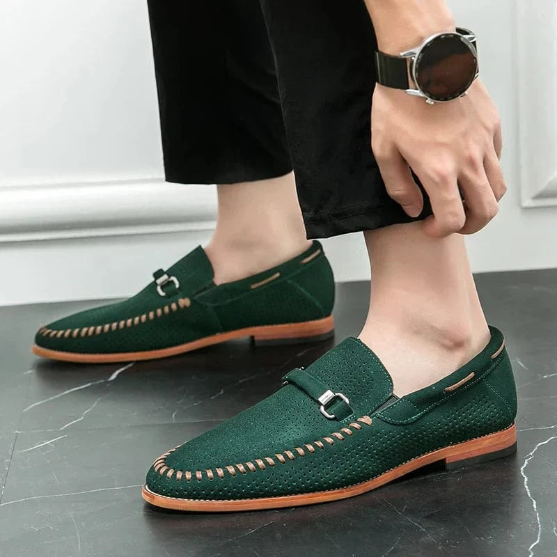 SOREN ELLIS GENUINE SUEDE LOAFERS