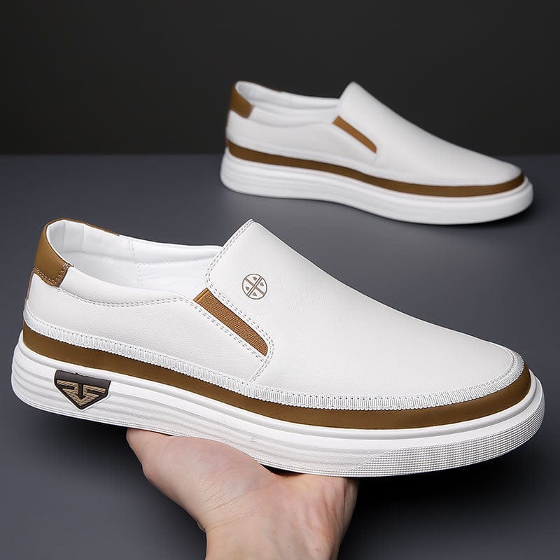Harry Shelby Leather Slip-Ons