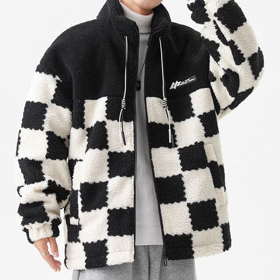 Malon Checkered Fleece Jacket