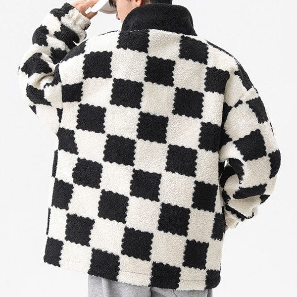 Malon Checkered Fleece Jacket