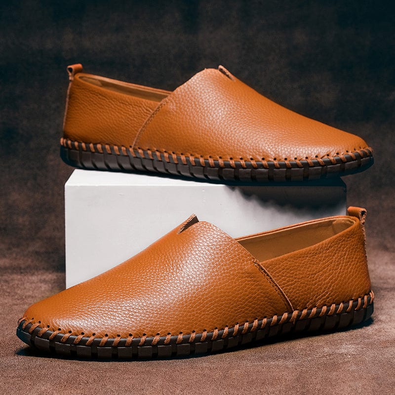 Adrian Percy Minimalist Leather Loafers