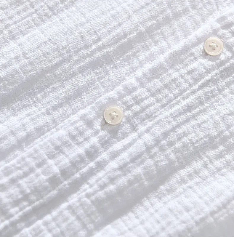 Montera Gauze Cotton Button-Up Shirt