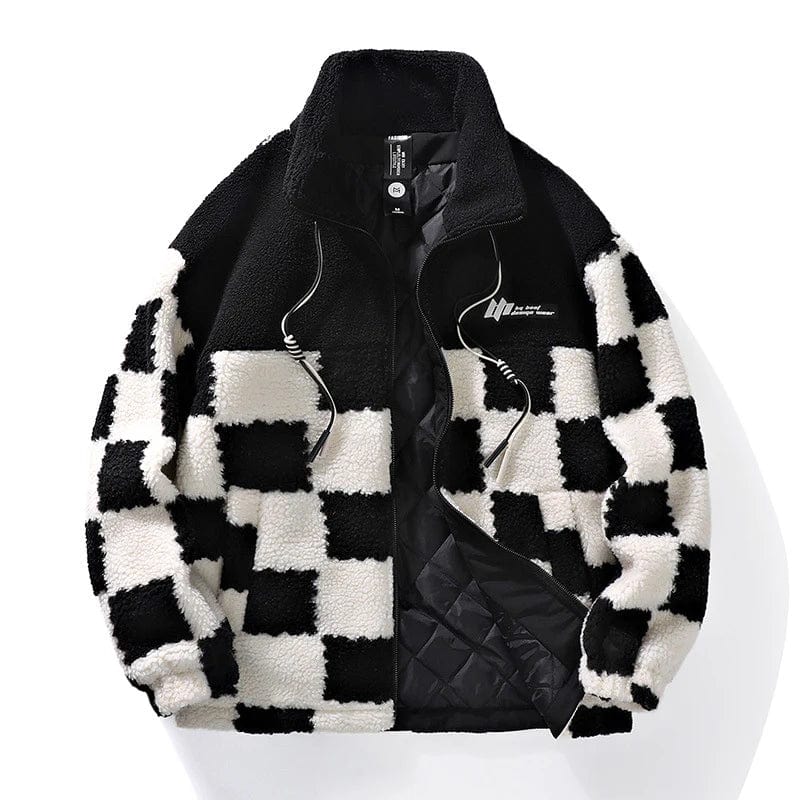 Malon Checkered Fleece Jacket