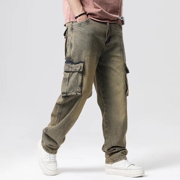 Monty Jora Denim Cargo Jeans