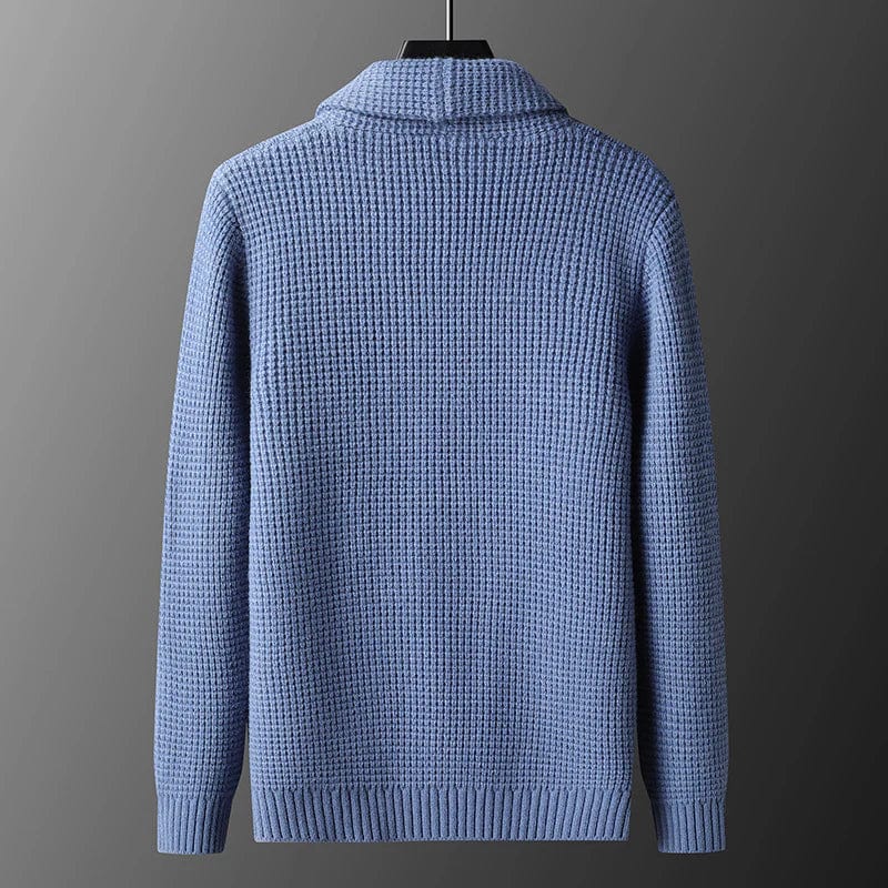 Aurelio Waffle-Knit Cardigan