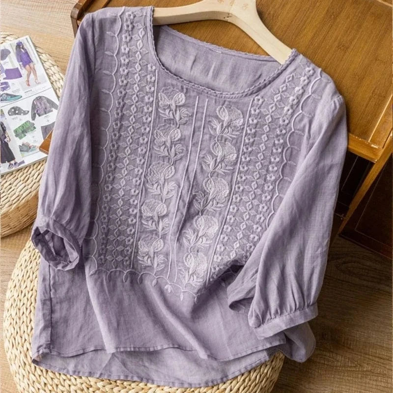 Mayah Linen Blouse