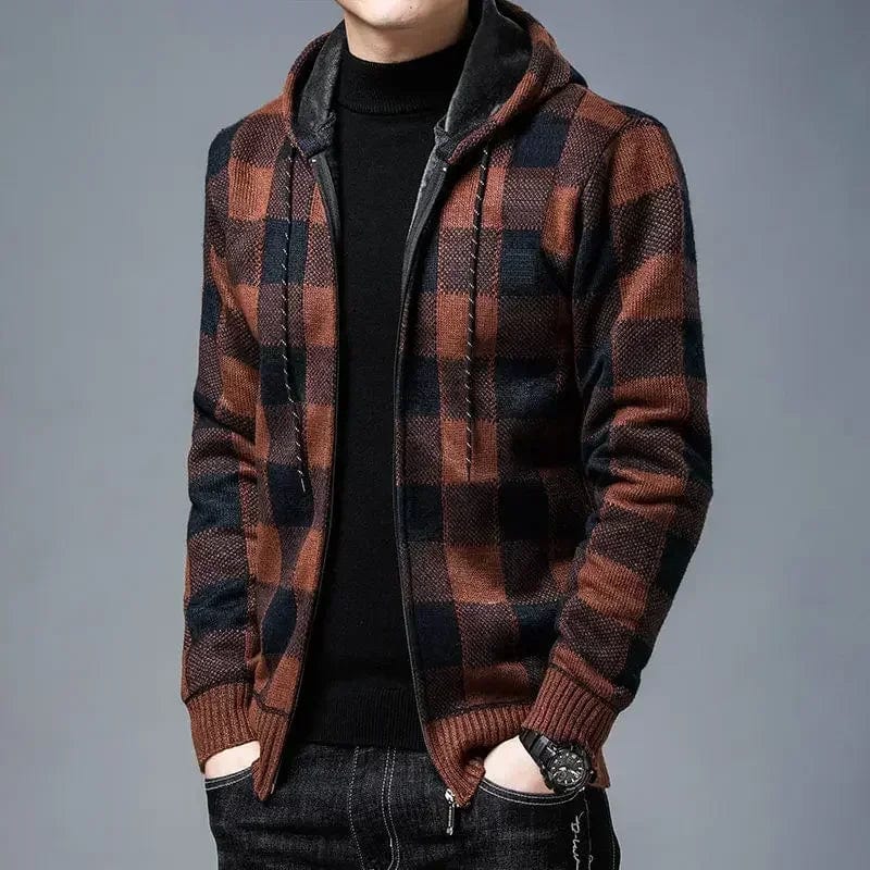 Alforo Plaid Hoodie Jacket