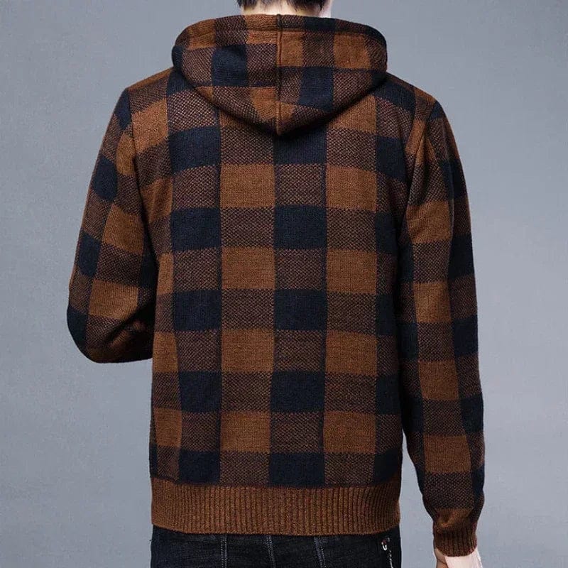 Alforo Plaid Hoodie Jacket