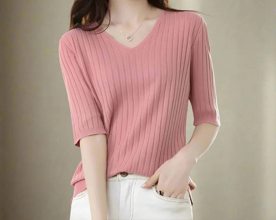 Thalia Summer Knit Tee