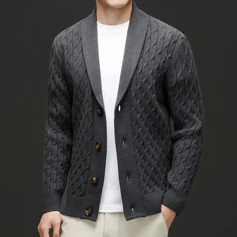 Royale Wool Cardigan Sweater