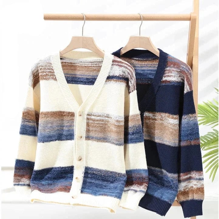 Moris Ascent Stripe Cardigan