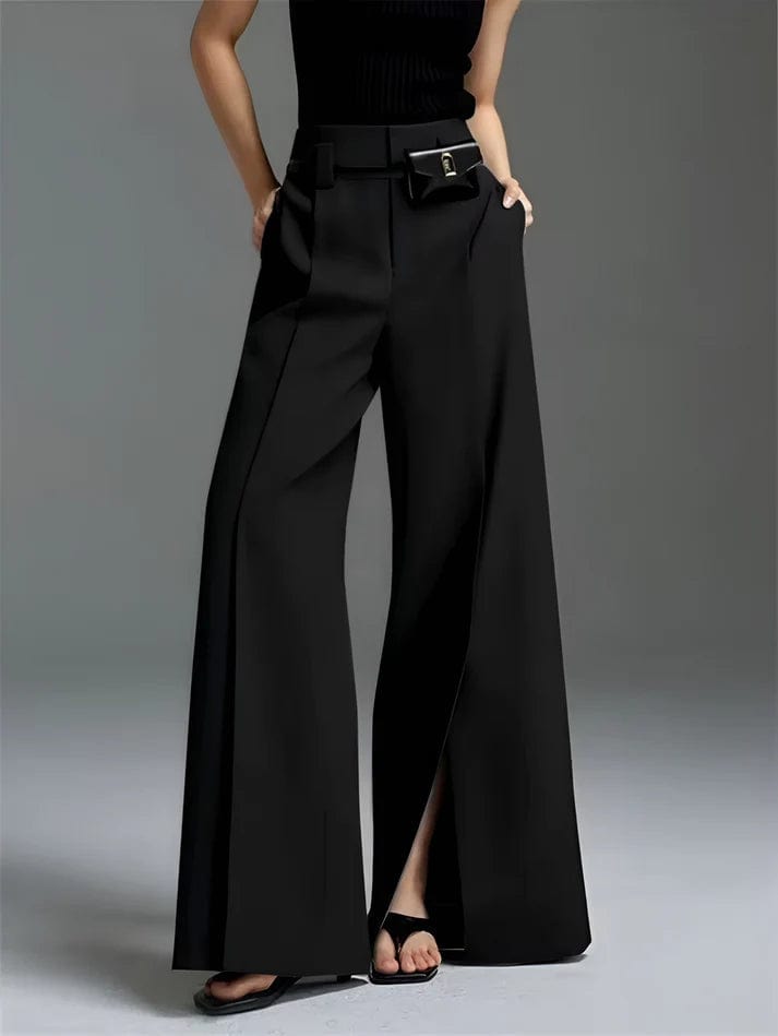 Freya Front-Split Elegant Pants