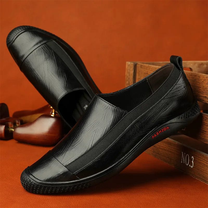 Luciano Genuine Leather Loafer Slip-Ons