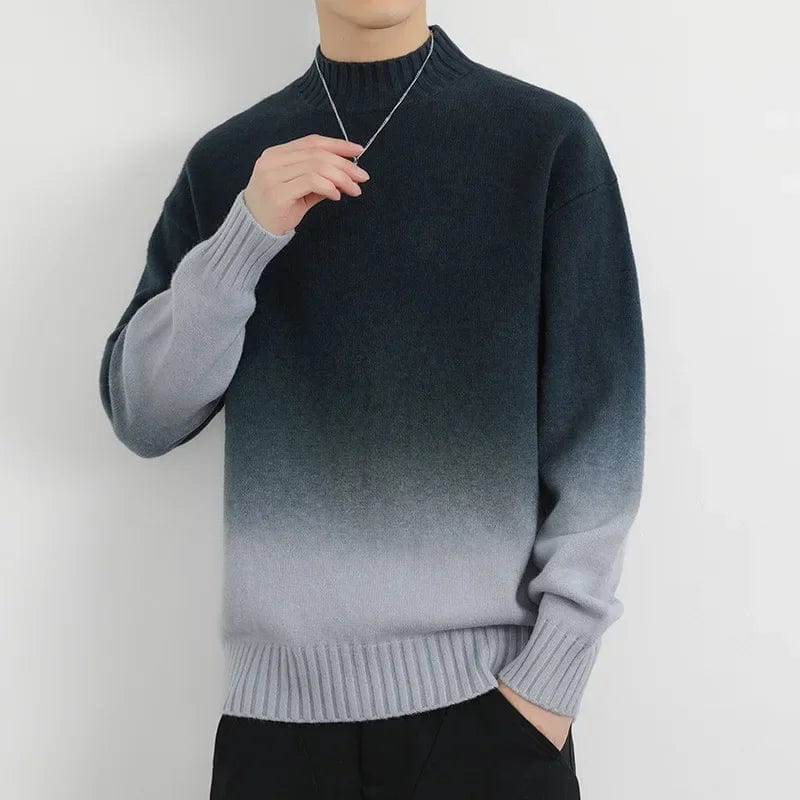 Classic Ombré Polo Sweater